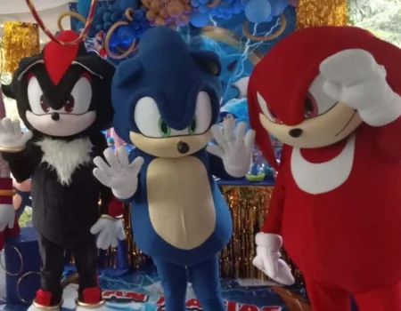 show de sonic para fiestas infantiles